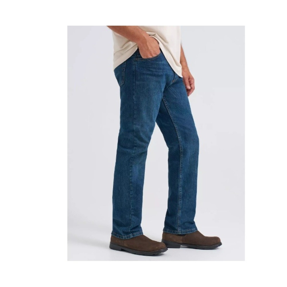 Wrangler Five Star Premium Straight Fit Stretch Jeans Dark Wash 33x30
